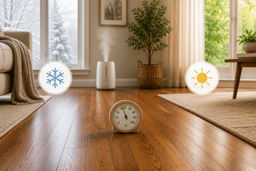 humidity and seasonal hardwood care
